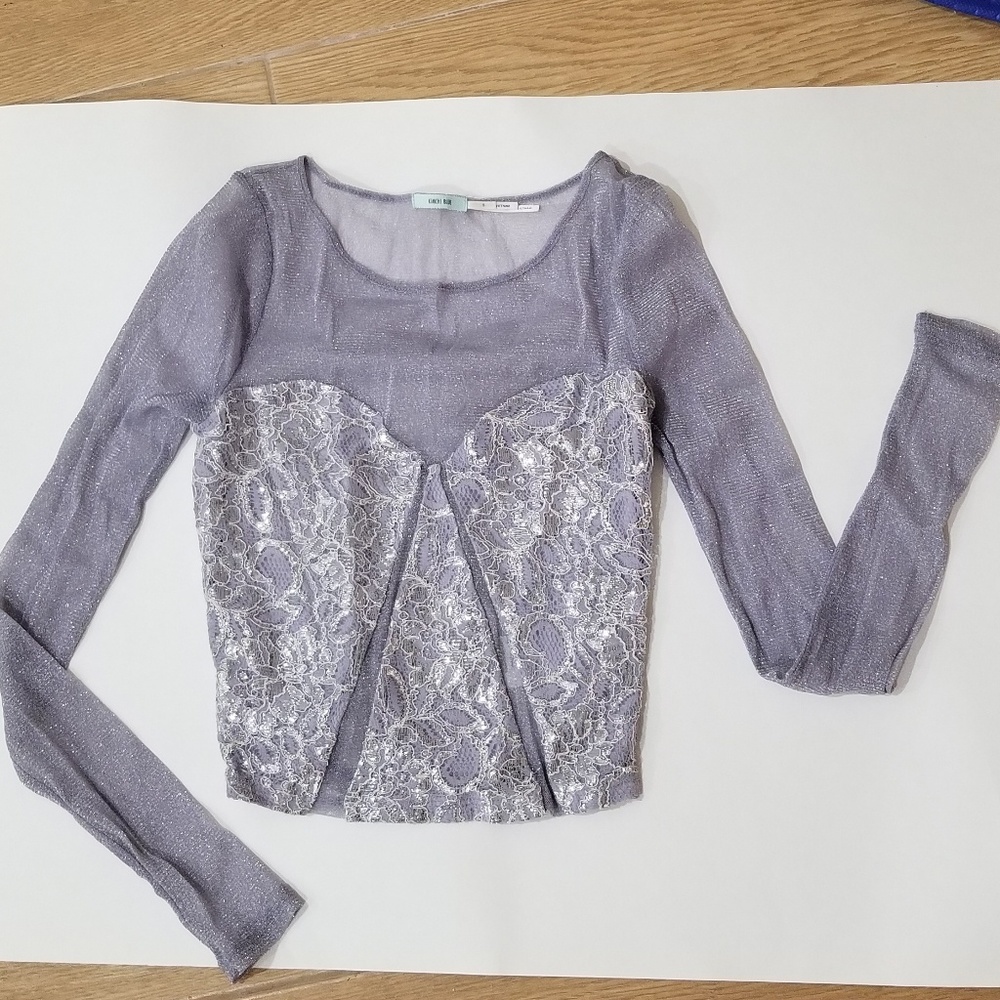 Urban Outfitters - Lavender Sheer Top - brand new